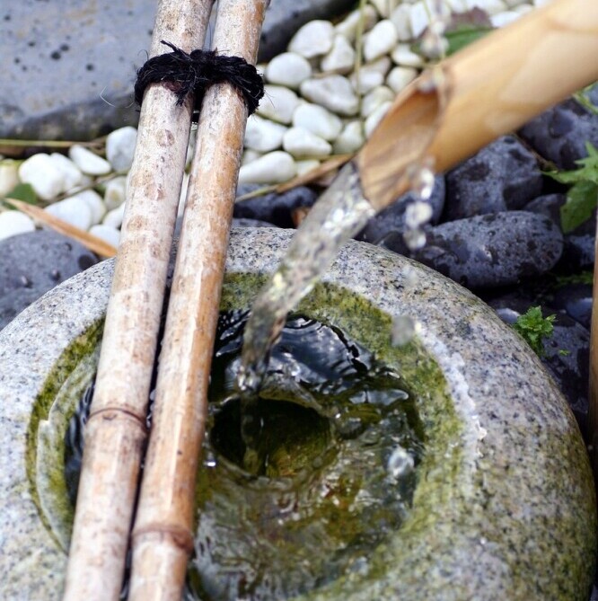 Japanese Bamboo Water Fountains