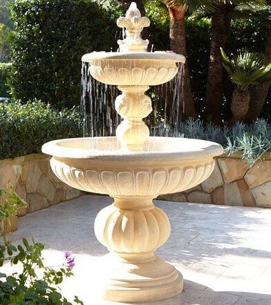 Marble Garden Water Fountain