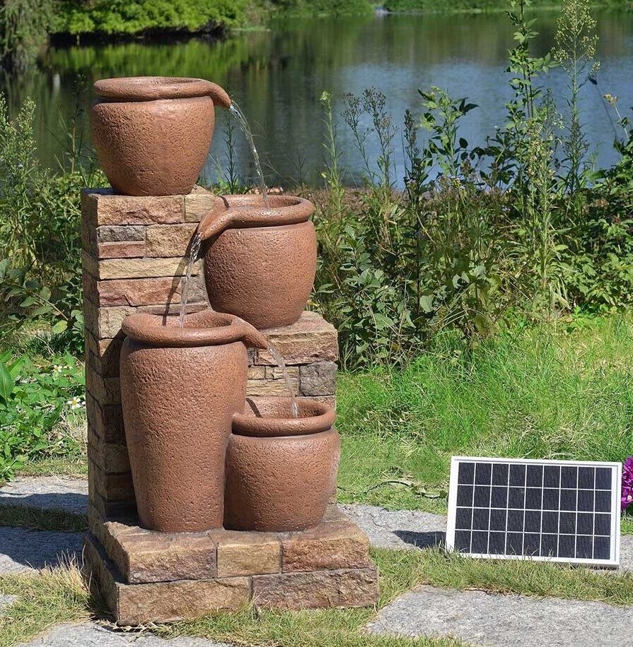 Solar Powered Garden Fountains